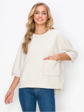 Joh Apparel knit Crepe top